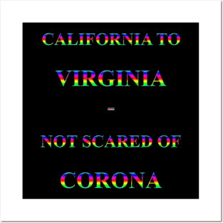 Corona Slogan - California to Virginia Posters and Art